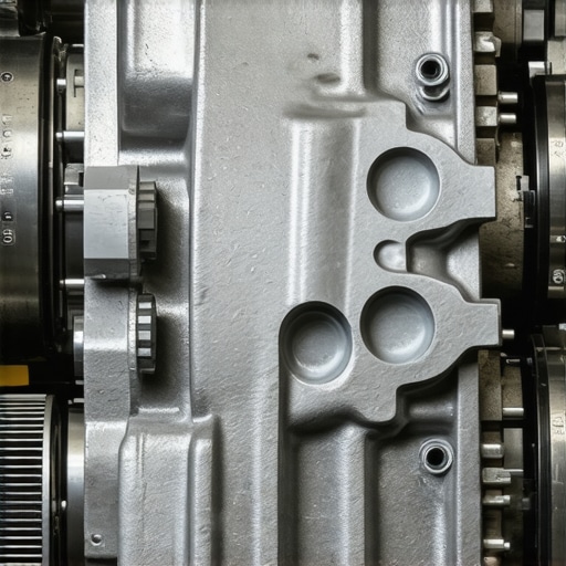 Close-up of a technician diagnosing a vehicle's transmission with modern diagnostic tools