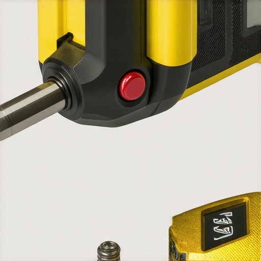 Precision Tool for Auto Maintenance A mechanic using a digital torque wrench on a car bolt, highlighting accuracy in repairs.