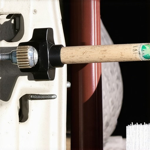 Technician cleaning and lubricating brake slider pins with tools and brake cleaner.