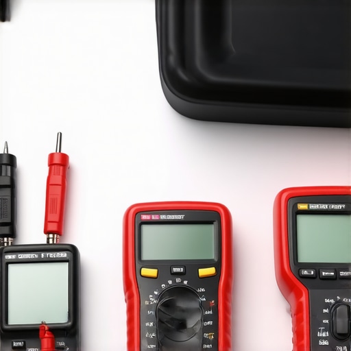 Essential Tools for Long-Term Car Maintenance Set of automotive diagnostic tools and repair manuals on a workbench.