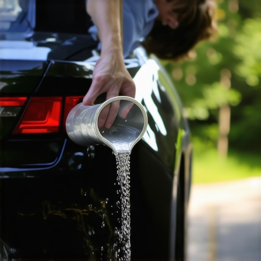 How to Pop a Small Dent with Hot Water
