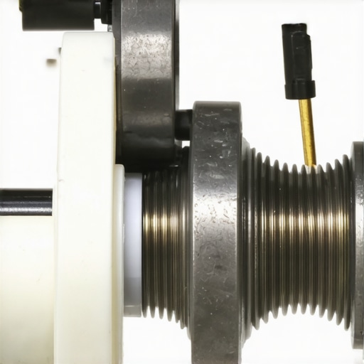 Detailed view of the internal worm gear and electrical contacts of a vehicle wiper motor showing wear and tear.