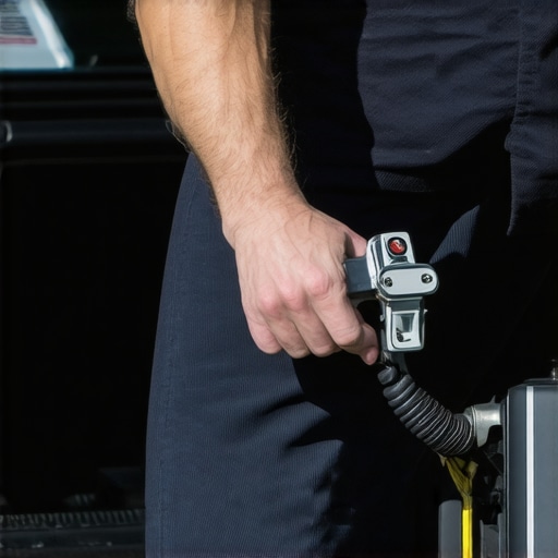 Manually releasing a stuck fuel door from inside the trunk