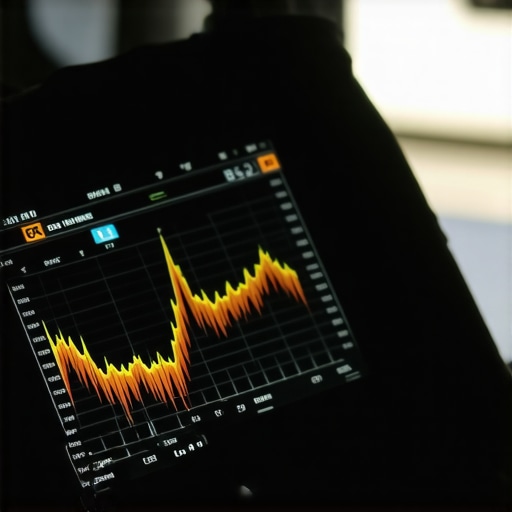 Technician using a bidirectional scan tool to check transmission health data