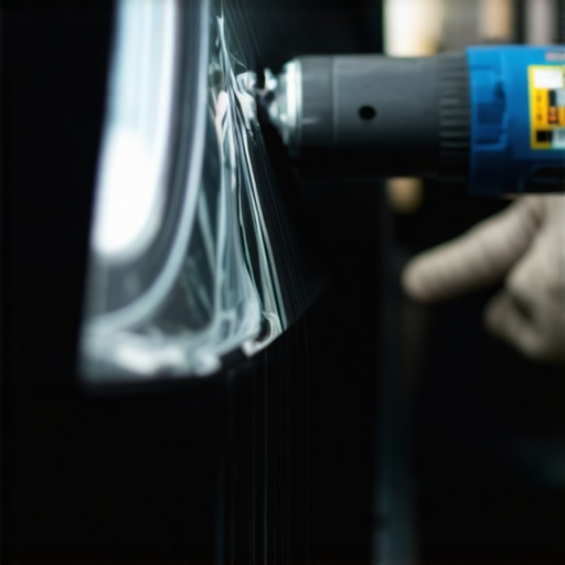 Using a DA polisher to blend a car paint repair seamlessly.