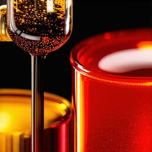 The difference between old and new transmission fluid Dark degraded transmission fluid versus new red fluid showing the need for maintenance.