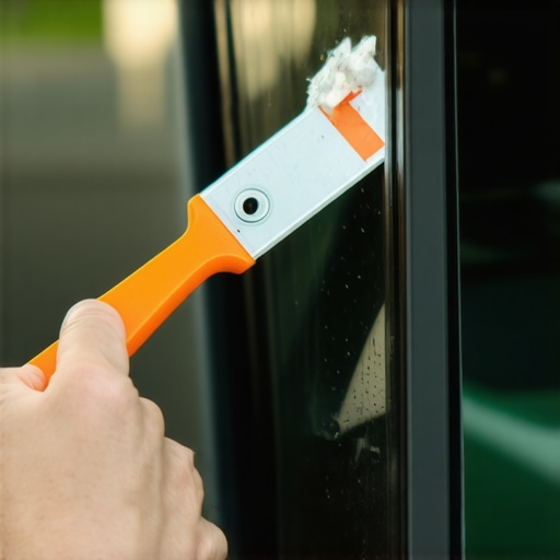 The trick to removing old registration stickers without scratching glass